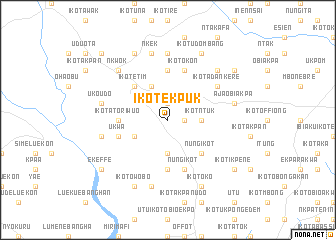 map of Ikot Ekpuk