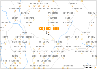 map of Ikot Ekwere