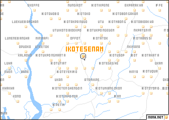 map of Ikot Esenam