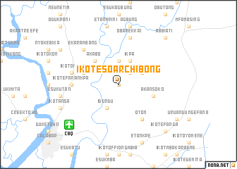 map of Ikot Eso Archibong