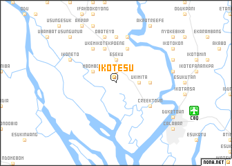 map of Ikot Esu