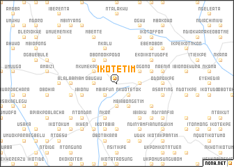 map of Ikot Etim