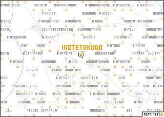 map of Ikot Etuk Udo