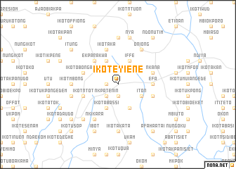 map of Ikot Eyiene