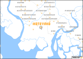 map of Ikot Eyi Nko