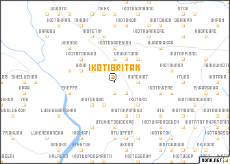 map of Ikot Ibritam