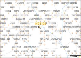 map of Ikot Ide