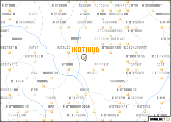 map of Ikot Iwud