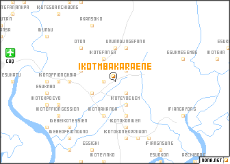 map of Ikot Mbakara Ene