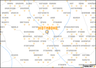 map of Ikot Mboho