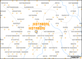 map of Ikot Mbong