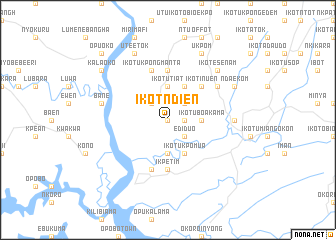 map of Ikot Ndien