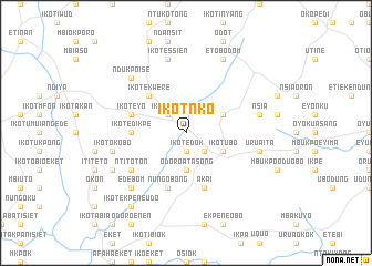 map of Ikot Nko