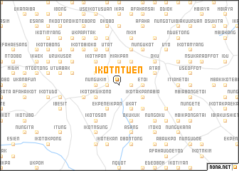 map of Ikot Ntuen