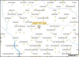 map of Ikot Ntuk