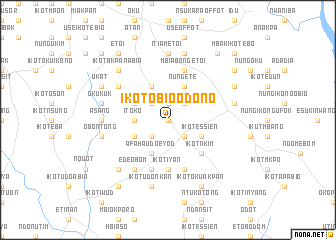 map of Ikot Obio Odono