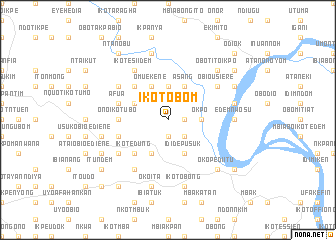 map of Ikot Obom