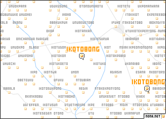 map of Ikot Obong