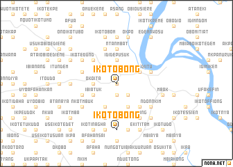 map of Ikot Obong