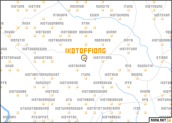 map of Ikot Offiong