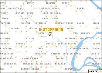 map of Ikot Offiong