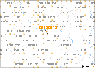 map of Ikot Okoro