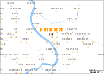 map of Ikot Okporo