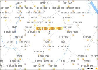 map of Ikot Oku Akpan