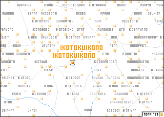 map of Ikot Oku Ikono