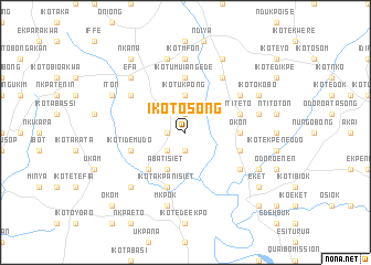 map of Ikot Osong