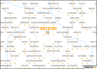 map of Ikot Otok