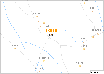 map of Ikoto