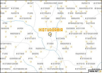 map of Ikot Udo Abia