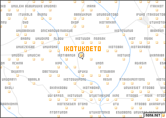 map of Ikot Uko Eto