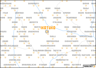 map of Ikot Uko