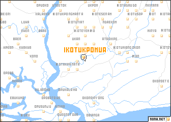 map of Ikot Ukpo Mua