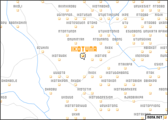 map of Ikot Una