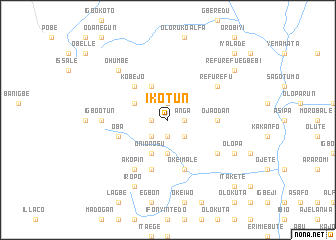 map of Ikotun