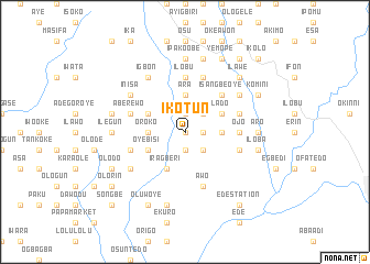 map of Ikotun