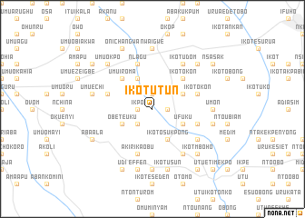 map of Ikot Utun