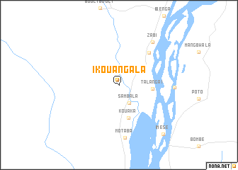 map of Ikouangala