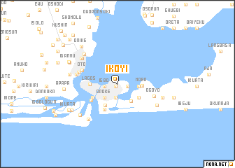 map of Ikoyi
