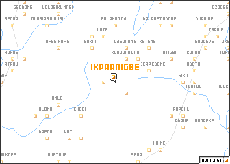 map of Ikpa Anigbé