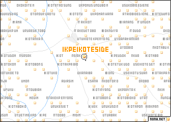 map of Ikpe Ikot Eside