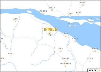 map of Ikpele