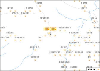 map of Ikpoba
