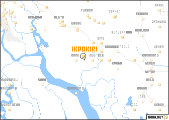 map of Ikpokiri