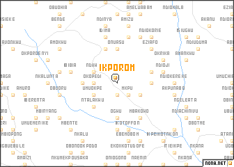 map of Ikporom