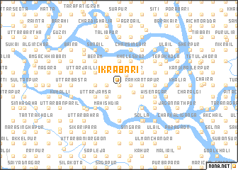 map of Ikrābāri