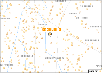 map of Ikrāmwāla